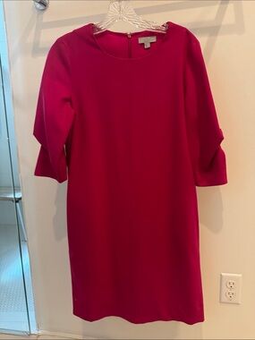 COS Fuchsia Midi Shift Dress